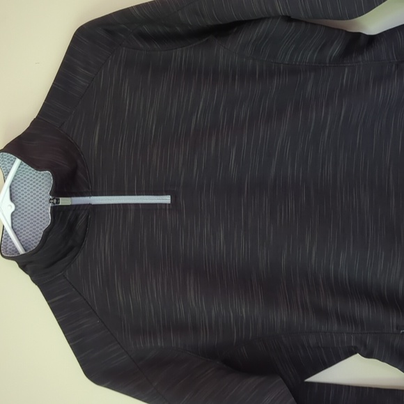 Majestic Thermabase Fleece Quarter Zip Sweatshirt S Black Gray - Picture 10 of 16